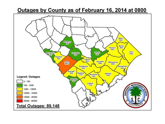 2-16-14 outage map