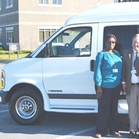 Gift of van to non-profit allows group to better serve clients